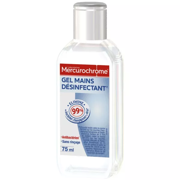 Gel désinfectant mains x75ml - MERCUROCHROME - imagen 1