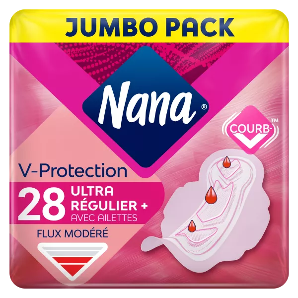 Toallas sanitarias Nana Ultra Régulier + X28 - NANA - imagen 1