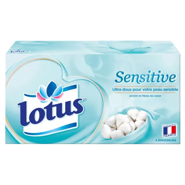 Pañuelos Sensitive x80 - LOTUS - imagen 1