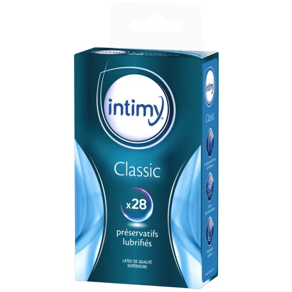 Preservativos lubrifiés Classic x28- INTIMY - imagen 1