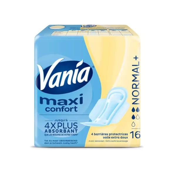 Toallas sanitarias con alas Normal+ Maxi Con - imagen 1