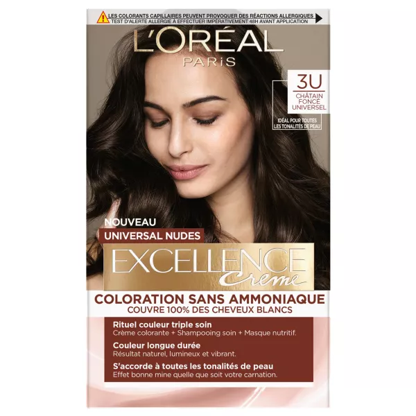Tinte Cheveux Universal Nudes 3 Châtain Foncé ex - imagen 1