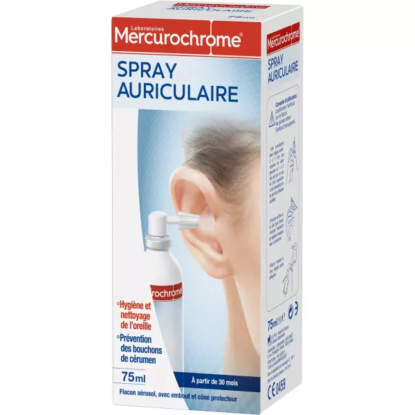 Traitement auriculaire 75ml - MERCUROCHROME - imagen 1