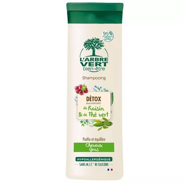 Champú Detox cabello graso 250ml - L'ARBRE VERT - imagen 1
