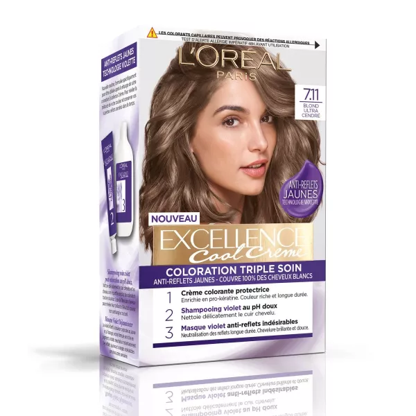 Tinte Capillaire 7.11 Blond Foncé Ultra Cendré T - imagen 1