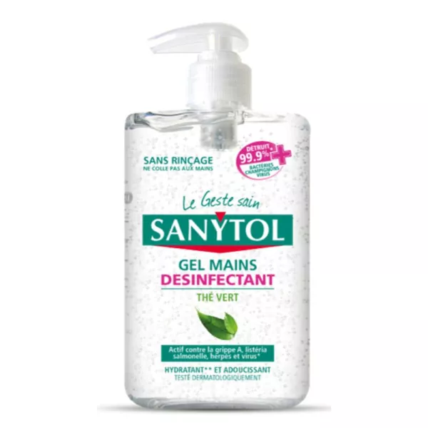 Gel désinfectant mains 250ml - SANYTOL - imagen 1
