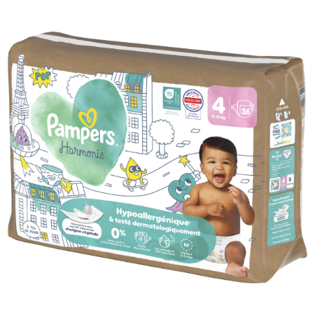 Panales Harmonie Edicion Limitada 9-14kg Talla 4 x36 - imagen 1