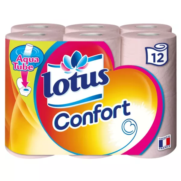 Papel higiénico confort x12 - LOTUS - imagen 1