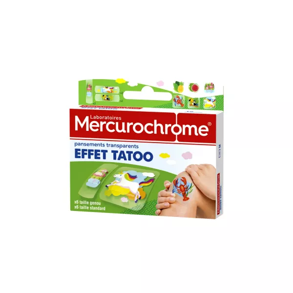 Curita kids transparent effet tatoo xx12 -MERCUROC - imagen 1