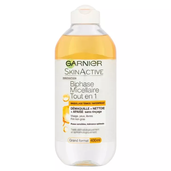 Biphase Micellaire Tout en 1, pieles sensibles 400ml - - imagen 1