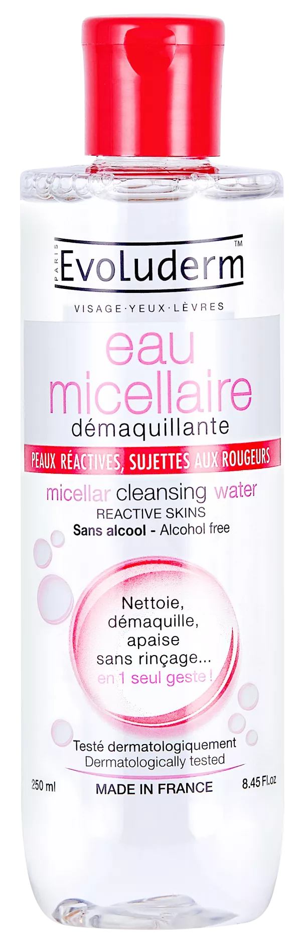 Eau Micellaire Desmaquillantee Peaux Réactives. Sujette - imagen 1