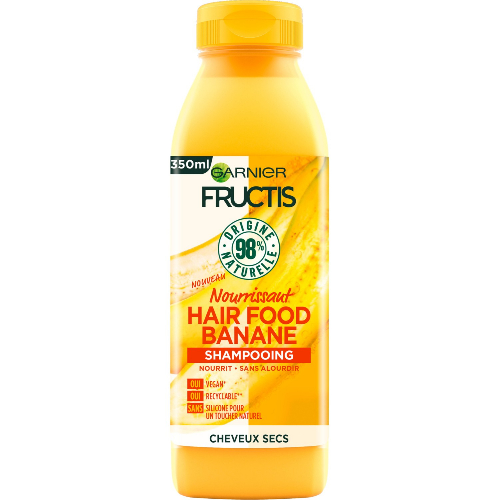 Champú hair food banane 350ml - FRUCTIS GARNIER - imagen 1