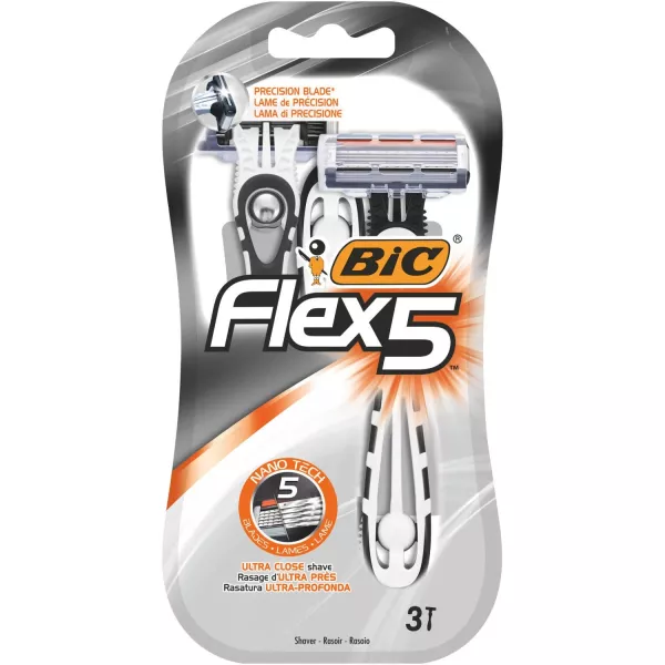 Afeitadora desechable flex 5 x3 - BIC - imagen 1