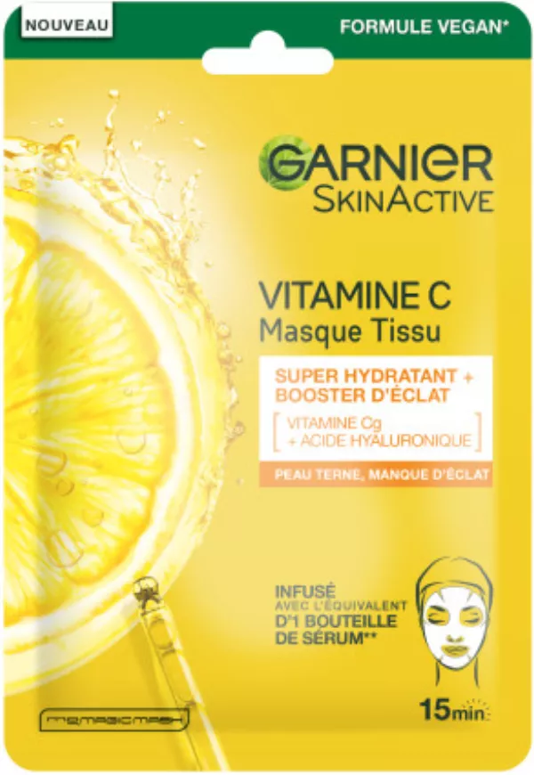 Mascarilla rostro Tissu Vitamine C Booster D'Eclat Skinac - imagen 1