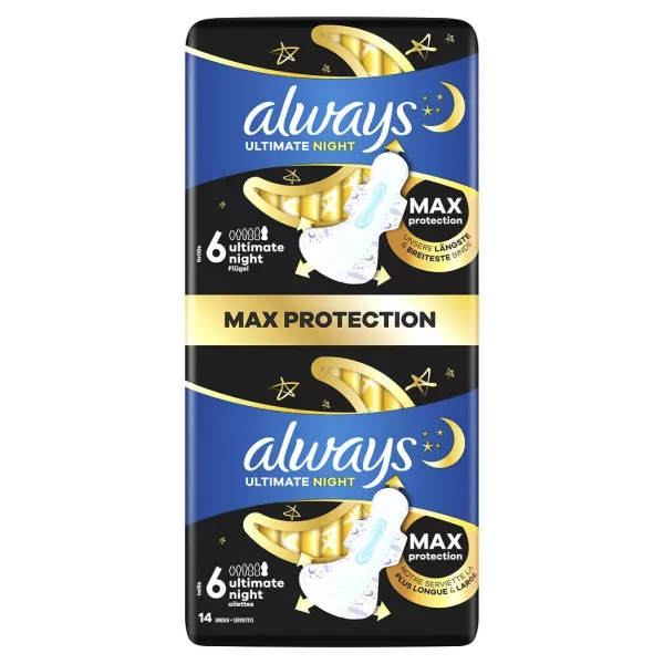 Toallas sanitarias con alas Nuit Taille 6 Ul - imagen 1
