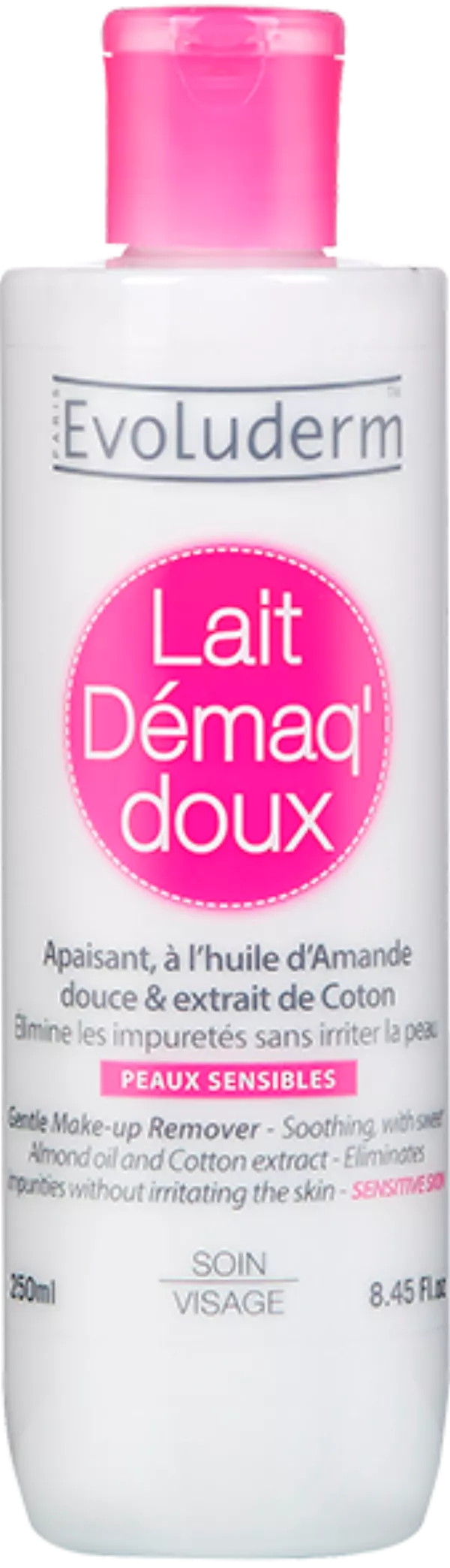 Lait Démaq' Doux Calmante 250ml - Evoluderm - imagen 1