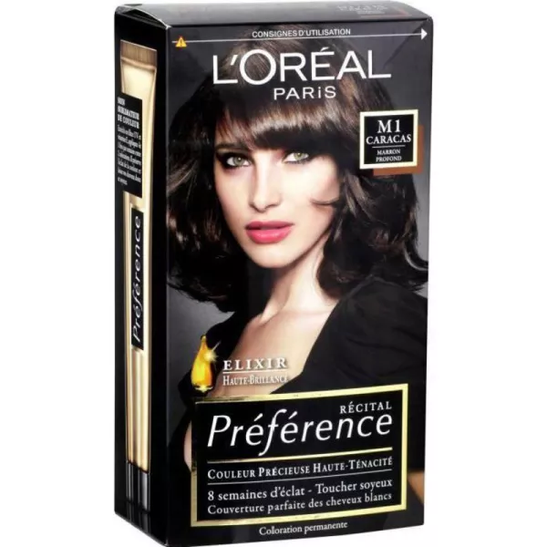 Tinte Cheveux Permanente 4.15 Caracas Marron Gla - imagen 1