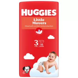 Huggies Little Movers T3 X56 - imagen 1
