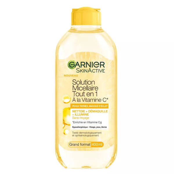 Solution Micellaire Tout en 1 con Vitamine C, pieles - imagen 1