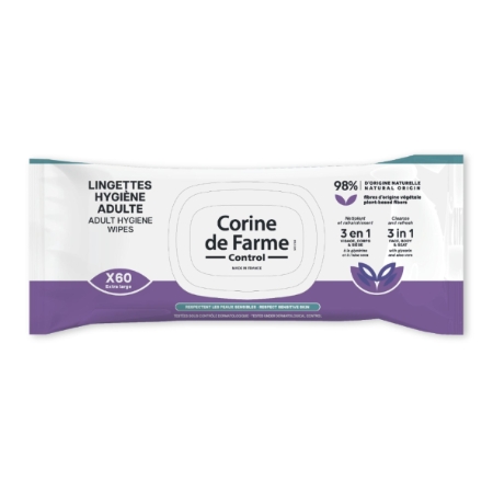 Toallitas húmedas Hygiene Adulte X60 - imagen 1