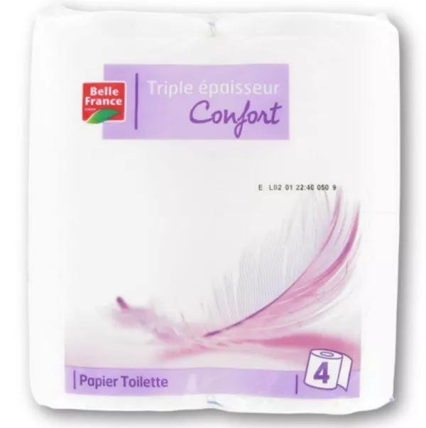 Papel higiénico Confort X 4 - BELLE FRANCE - imagen 1