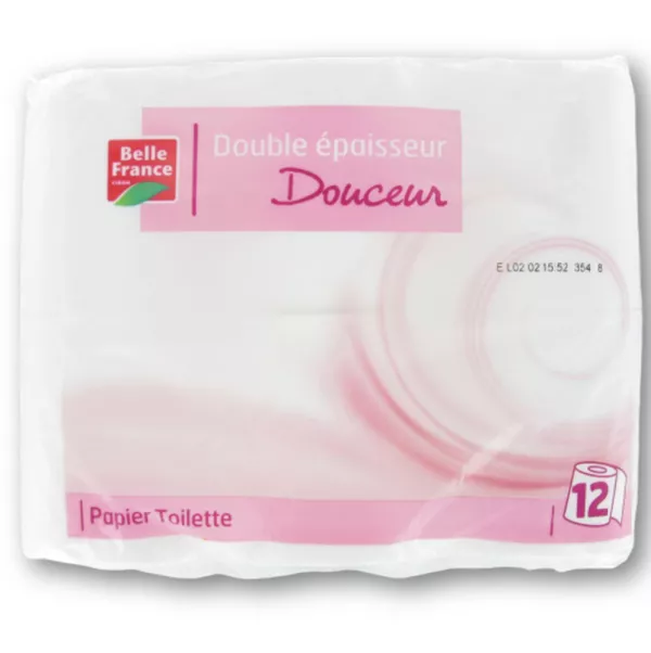 Papel higiénico Double épaisseur X12 - BELLE FRANCE - imagen 1