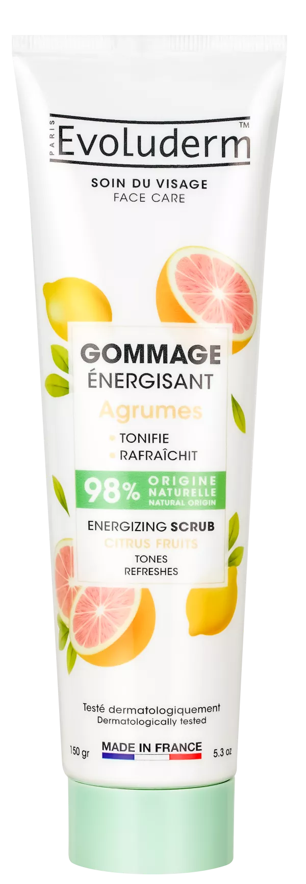 Exfoliante Énergisant Agrumes 150ml - Evoluderm - imagen 1