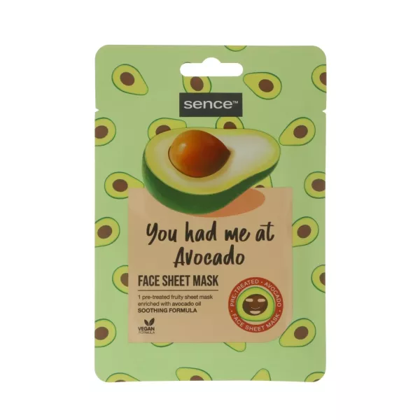 Mascarilla visage tissu à l'Aceite de aguacate 20ml - SENCE - imagen 1