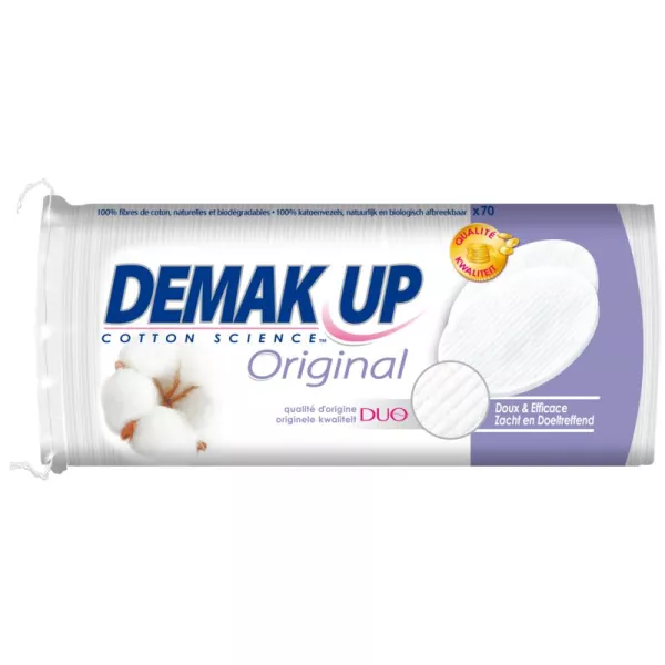 Coton à démaquiller Original Duo doux x70 - DEMAK'UP - imagen 1