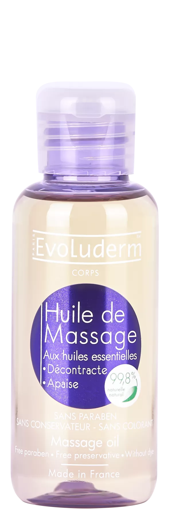 Aceite de masaje Aux Aceites Essentielles 100ml - Evol - imagen 1