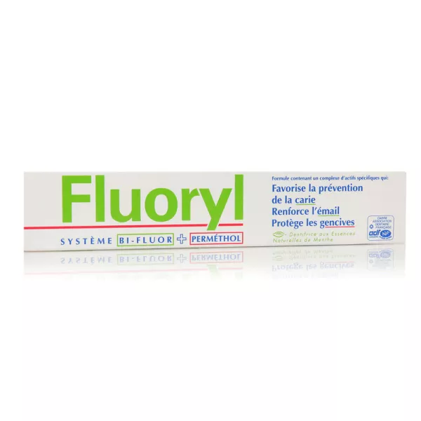 Pasta de dientes bi-fluor + perméthol 75ml - FLUORYL - imagen 1