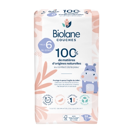 Panales Talla 6 X36 Biolane - imagen 1