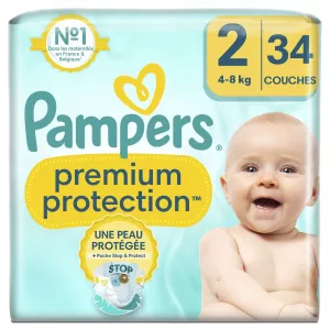Panales Proteccion Premium T2 (4-8 Kg) X34 — Pampers - imagen 1
