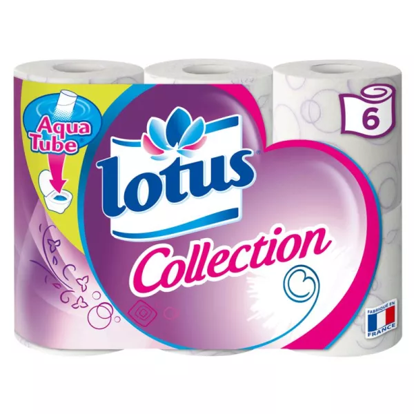 Papel higiénico collection x6 - LOTUS - imagen 1