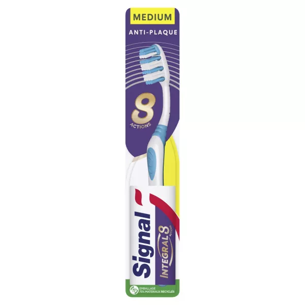 Cepillo de dientes Integral 8 Soin Complet Medium - SIGNAL - imagen 1