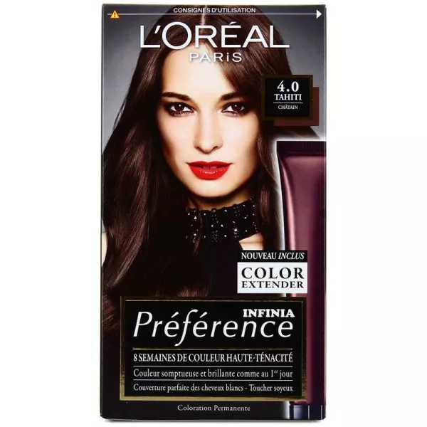Tinte Cheveux Permanente 4.0 Tahiti Châtain - L' - imagen 1