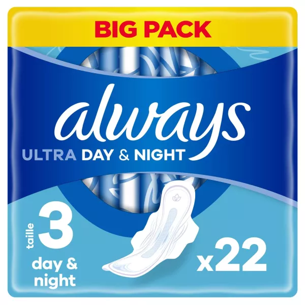 Toallas sanitarias con alas Ultra Day & Nigh - imagen 1