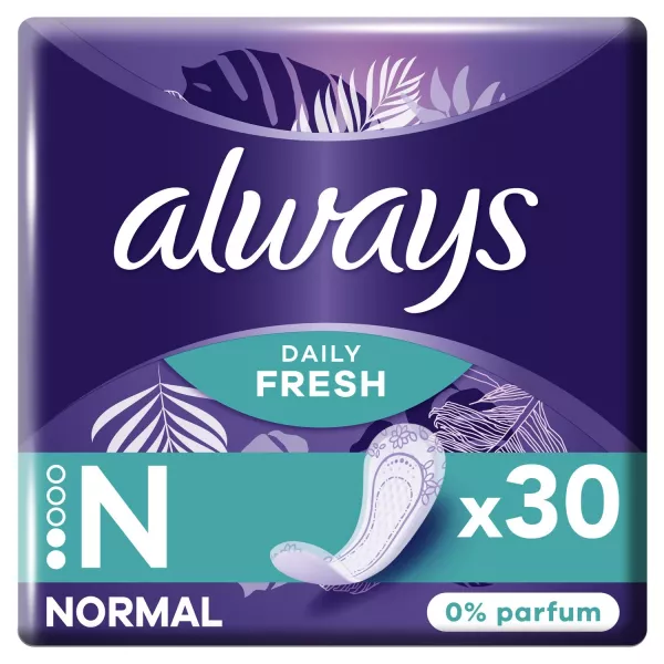Protectores diarios 0% Perfume Normal Daily Fresh - ALWAYS - imagen 1