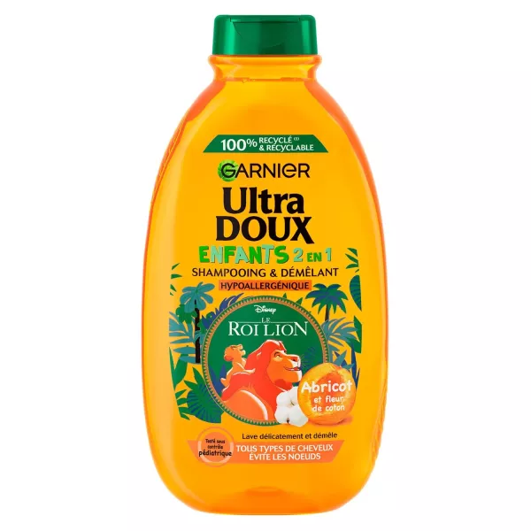 Champú Infantil Abricot et fleur de Coton 600ml - UL - imagen 1