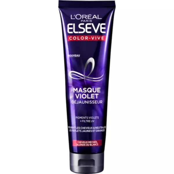 Mascarilla violet cheveux déjaunisseur 150ml - L'OREAL - imagen 1