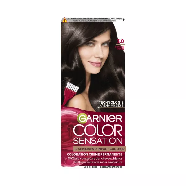 Tinte Cheveux Permanent Châtin Foncé 3.0 - GARNIER - imagen 1